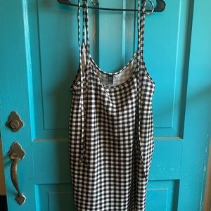 NWOT SHEIN Curve tie string plaid tank top - 4x